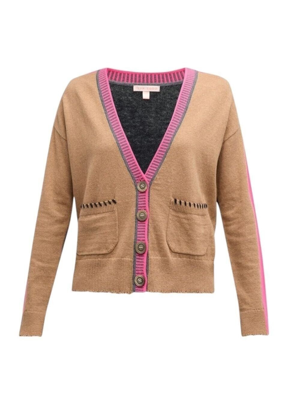 Lisa Todd Pocket Pleaser Colorblock Button-Down Cardigan